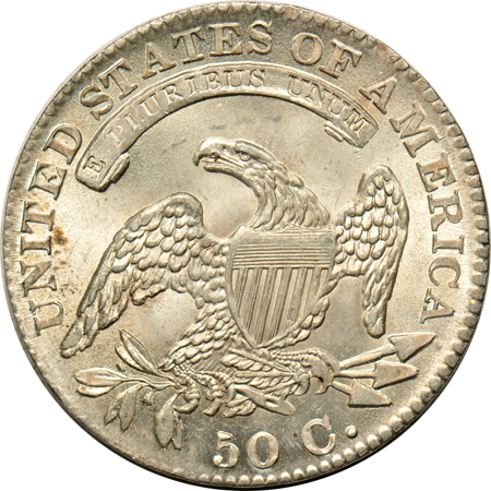 1832 (O-121), UNC/planchet streak.