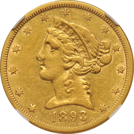 1893-CC NGC XF-45.