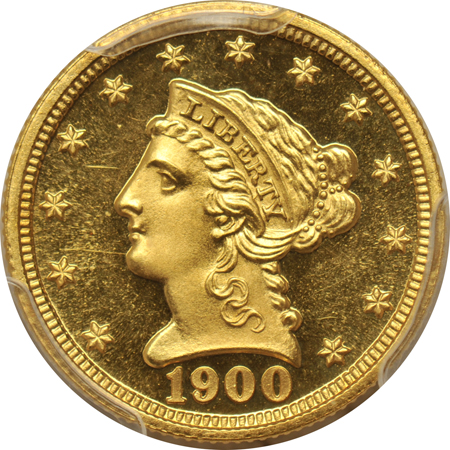 1900 PCGS PF-65DCAM.