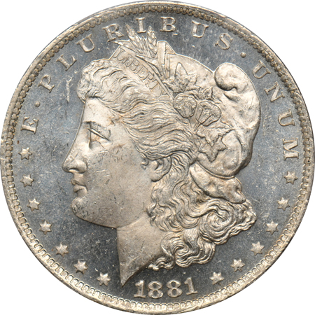 1881-O PCGS MS-64DMPL.