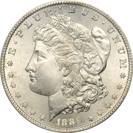 1889-S PCGS MS-65.