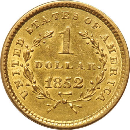 Two 1852 and one 1853, all AU.