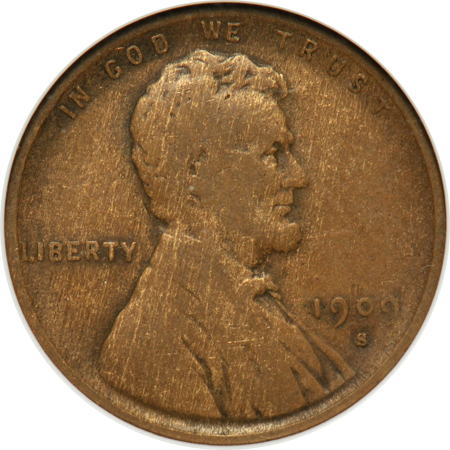 1909-S VDB ANACS F-15.