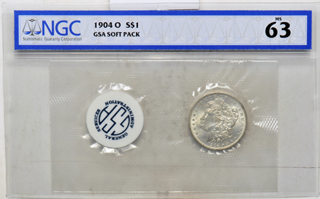 1904-O GSA Soft Pack NGC MS-63.