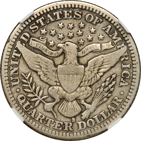 1914-S NGC VF-20.