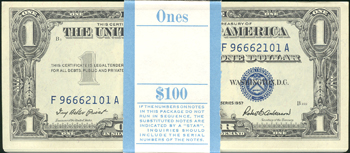 Pack of 1957 $1 CHCU.