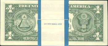 Pack of 1957-B $1 CHCU.