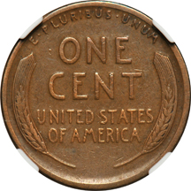 1922 Plain, Strong Reverse NGC F-15.