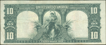 1901 $10 VF.