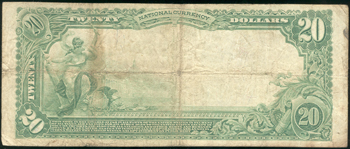1902 $20 Virginia, IL Charter# 2330 Blue Seal F.