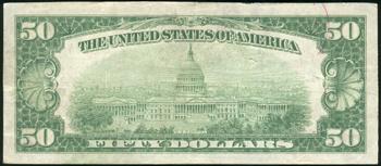 1929 $50 Washington, IN Charter# 2043 Ty. 1. VF.