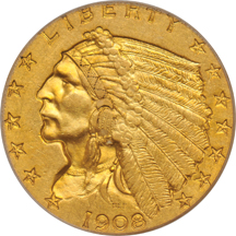 1908 PCGS MS-62.