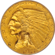 1911 PCGS MS-62.