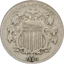 1880 PCGS VG-10.