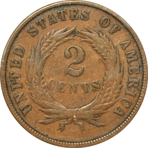 1872 ANACS F-12.