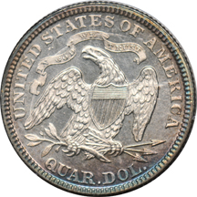 1881 PCGS PF-63 (rattler).