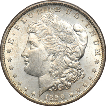 1890-CC (VAM-12) PCGS MS-63 (rattler).