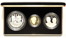 2013 5-Star Generals three-coin Commemorative Proof set.