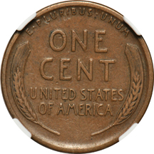 1922 Plain, Strong Reverse NGC VF-30.