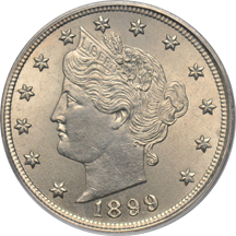 1899 PCGS MS-65.