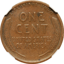 1922 Plain, Strong Reverse NGC VF-30.