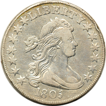 1805 (O-113a) VF/rim ding.