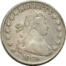 1805 (O-110, R.4+) VF/obverse spot removed.