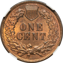 1886 Type 1. NGC MS-64 RB.