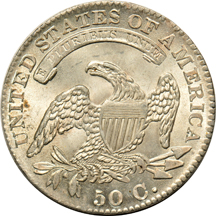 1832 (O-121), UNC/planchet streak.