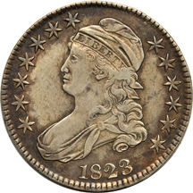 1823 (O-111a) and 1834 Large Date, Small Letters (O-104).