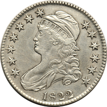 Seven Bust half-dollars.