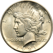 1921 PCGS MS-64.