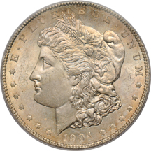 1882-CC and 1904, both PCGS MS-64.