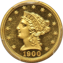 1900 PCGS PF-65DCAM.