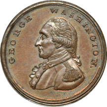 (1795) Washington - Liberty and Security Penny, Asylum Edge PCGS MS-64BN.