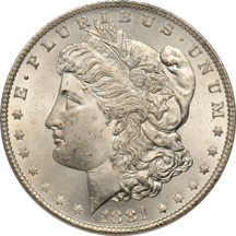 1881-CC PCGS MS-65.