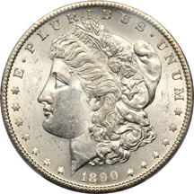 1886-S and 1890-S, both PCGS MS-62.