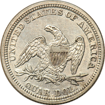 Eight U.S. silver type coins, as described.