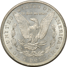 Twenty 1902-O Morgan dollars, all UNC.