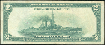 1918 $2 Atlanta VF/pressed.