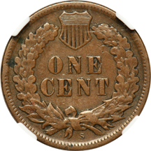 1909-S NGC VF-30 BN.