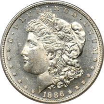 1886-S PCGS MS-64.