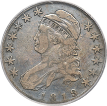 1819, 1829, and 1831, all PCGS VF.