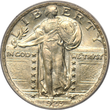 1923 PCGS MS-65.