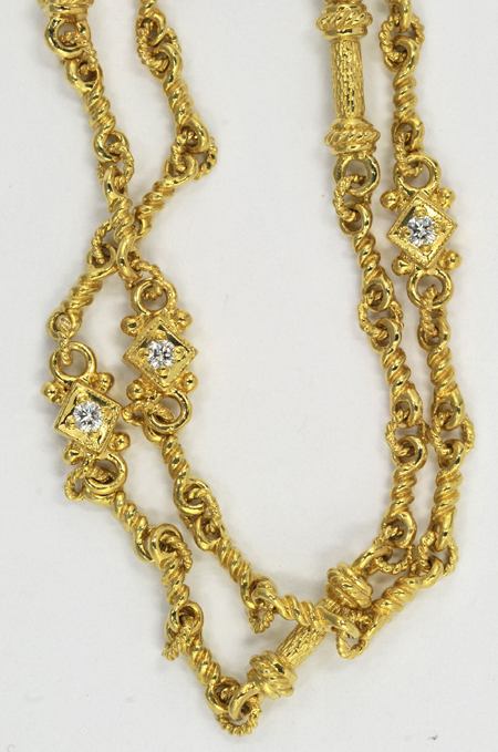 18K Yellow Gold Judith Ripka Chain