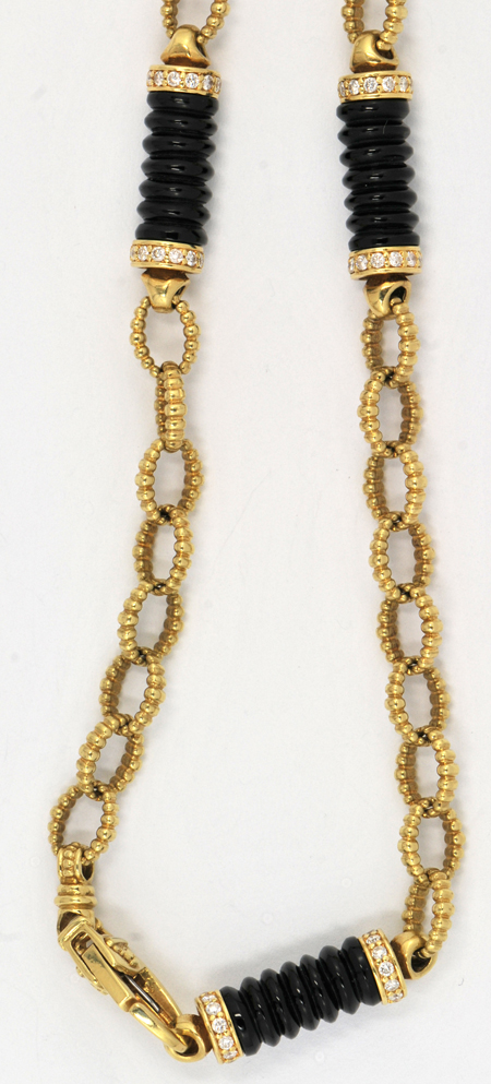 18K Yellow Gold Lagos Necklace