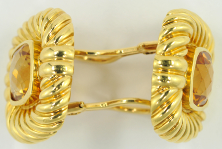 18K Yellow Gold David Yurman Earrings
