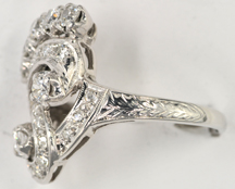 Vintage 14K Diamond Ring